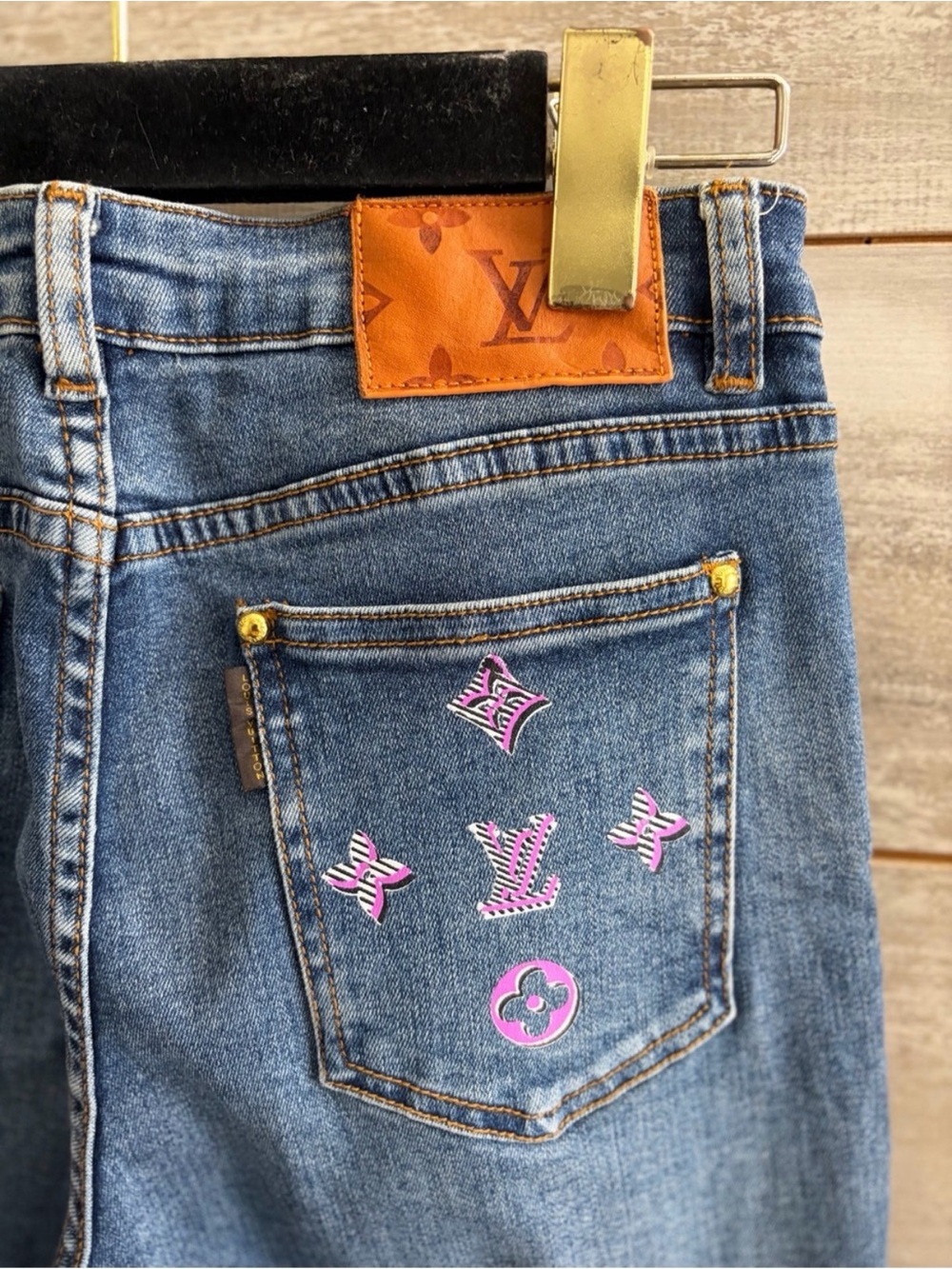 Custom Monogram Jeans - Picture 4 of 17